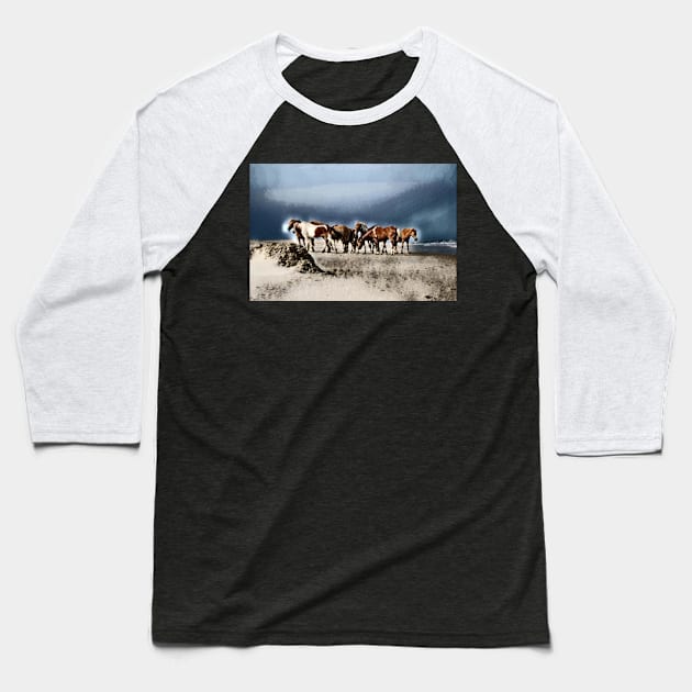 The Western cavalier Baseball T-Shirt by PsyCave